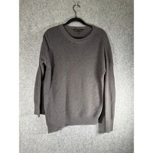 Athleta Sweater Women Small‎ Gray Ribbed Knit Long Sleeve Classic Comfort Cozy